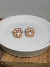 Load image into Gallery viewer, Paw print Stud Earrings
