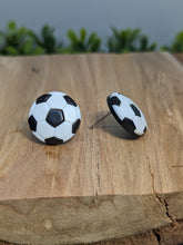 Load image into Gallery viewer, Soccer Stud Earrings
