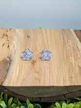 Load image into Gallery viewer, Silver Star Stud Earrings
