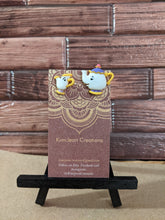 Load image into Gallery viewer, Mrs. Potts &amp;  Chip Stud Earrings
