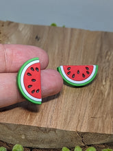 Load image into Gallery viewer, Watermelon Stud Earrings
