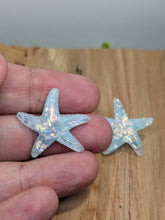 Load image into Gallery viewer, Starfish Blue Large  Stud Earrings
