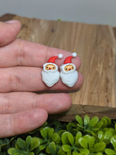 Load image into Gallery viewer, Santa Stud Earrings
