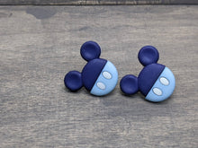 Load image into Gallery viewer, Mickey Navy &amp; Baby Blue Stud Earring
