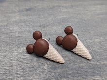Load image into Gallery viewer, Mickey ice-cream Stud Earring
