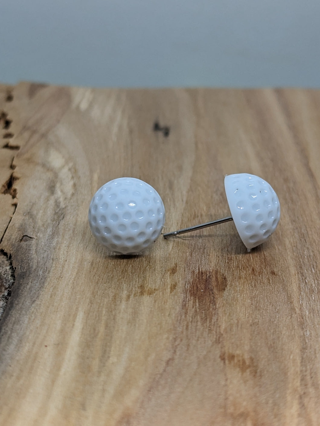 Golfball Stud Earrings