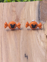 Load image into Gallery viewer, Mickey Orange Candy Stud Earring
