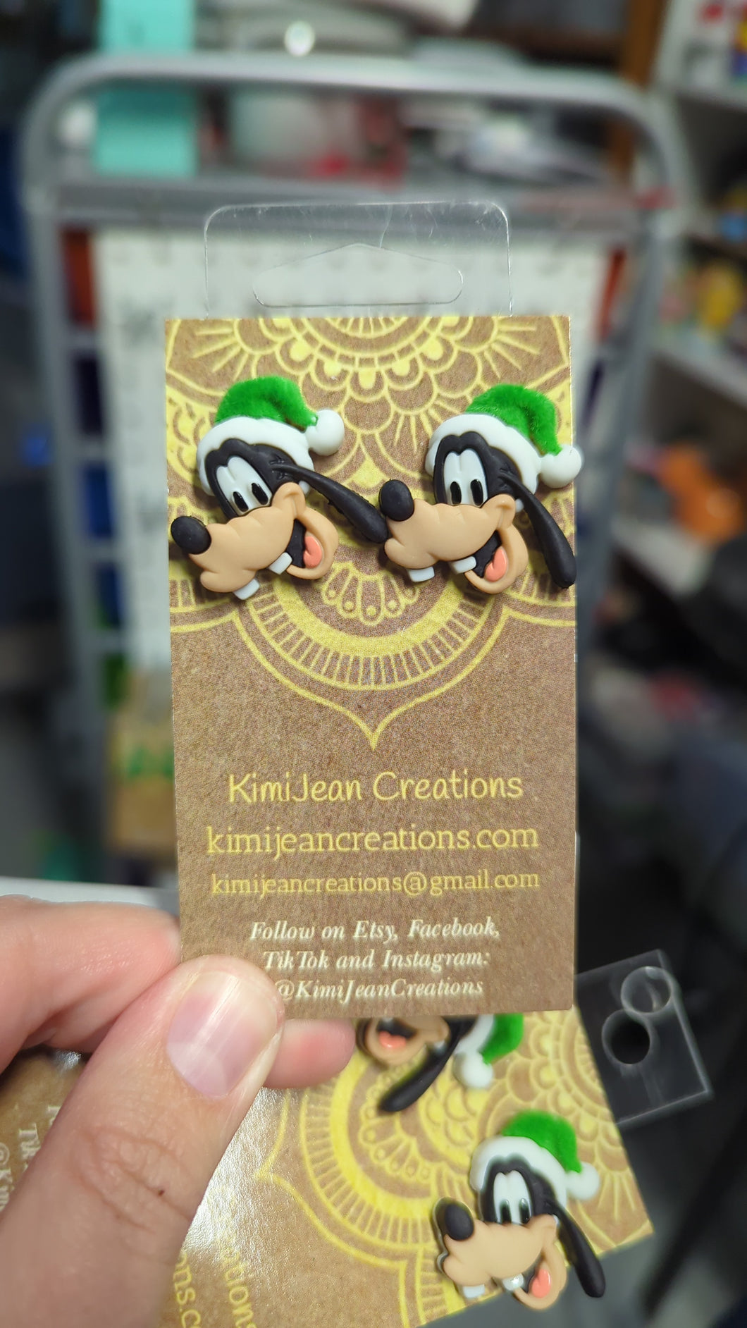 Goofy Christmas Stud Earrings