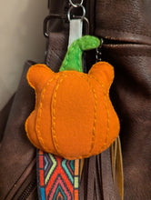 Load image into Gallery viewer, Hunny Bear Pumpkin Bag Charm
