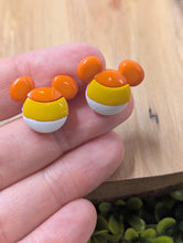 Load image into Gallery viewer, Mickey Mouse Candy Corn Stud
