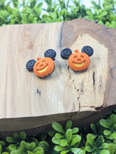 Load image into Gallery viewer, Pumpkin Mickey Stud
