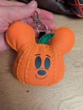 Load image into Gallery viewer, Mr. Mouse Pumpkin Bag Charm Large
