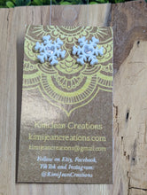 Load image into Gallery viewer, Mickey Snowflake Stud Earrings
