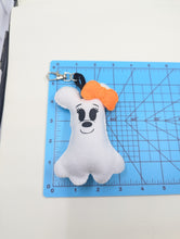 Load image into Gallery viewer, Mrs. Mouse Ghostie Bag Charm with bow
