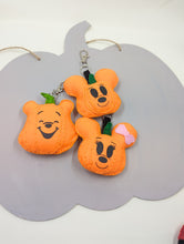 Load image into Gallery viewer, Mr. Mouse Pumpkin Bag Charm
