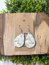 Load image into Gallery viewer, Polaroid Castle Wood Teardrop earrings
