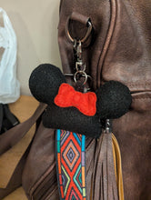 Load image into Gallery viewer, Mrs. Mouse Ear Hat  Bag Charm

