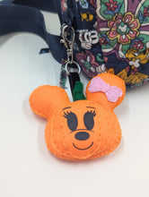 Load image into Gallery viewer, Mrs. Mouse Pink Pumpkin Bag Charm
