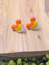 Load image into Gallery viewer, Mickey Mouse Candy Corn Stud
