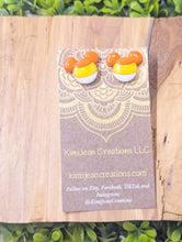 Load image into Gallery viewer, Mickey Mouse Candy Corn Stud
