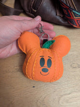 Load image into Gallery viewer, Mr. Mouse Pumpkin Bag Charm Large
