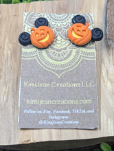 Load image into Gallery viewer, Pumpkin Mickey Stud
