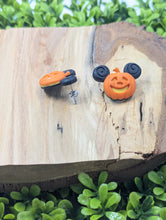 Load image into Gallery viewer, Pumpkin Mickey Stud
