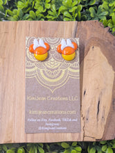 Load image into Gallery viewer, Minnie Mouse Candy Corn Stud
