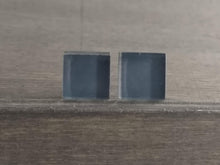 Load image into Gallery viewer, Mosaic Glass Tile Stud Earrings- Grey
