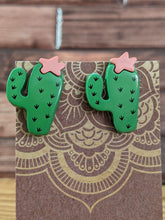 Load image into Gallery viewer, Cactus Stud Earrings

