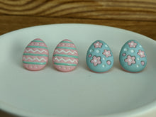 Load image into Gallery viewer, Easter Egg Stud Earrings- Pink
