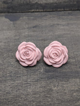 Load image into Gallery viewer, Rose Pink Stud Earrings
