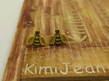 Load image into Gallery viewer, Tiny Bee Stud Earrings
