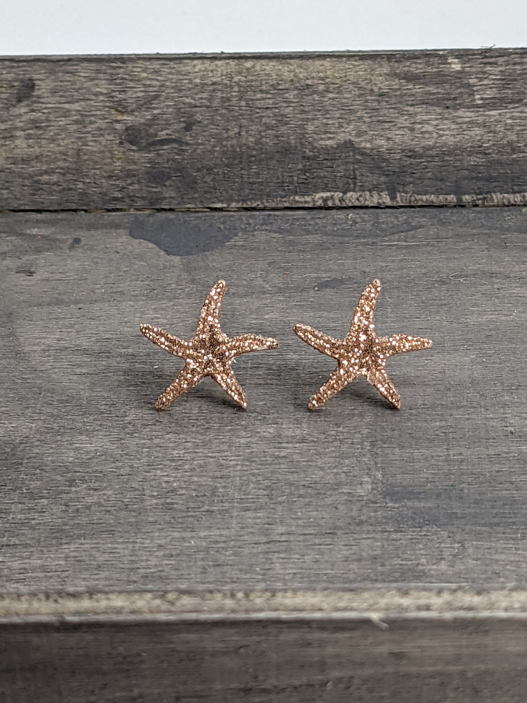 Sparkle Starfish Stud Earrings