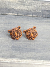 Load image into Gallery viewer, Bengal Tiger Stud Earrings- Zoo Animals
