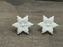 Load image into Gallery viewer, Snowflake Dainty Stud Earrings
