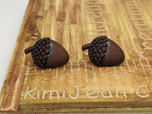 Load image into Gallery viewer, Acorn Stud Earrings
