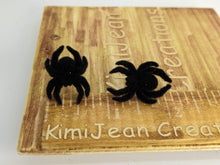 Load image into Gallery viewer, Furry Spider Stud Earrings
