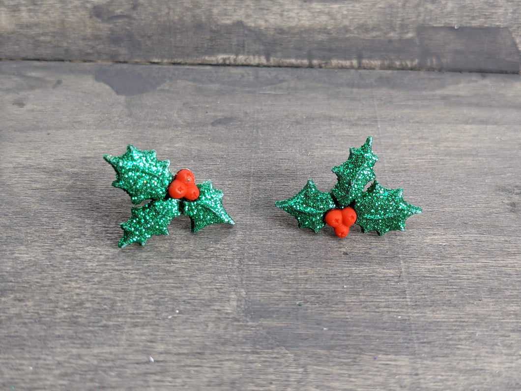 Sparkle Mistletoe Earrings