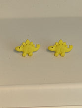 Load image into Gallery viewer, Dinosaur Stegosaurus Stud Earrings
