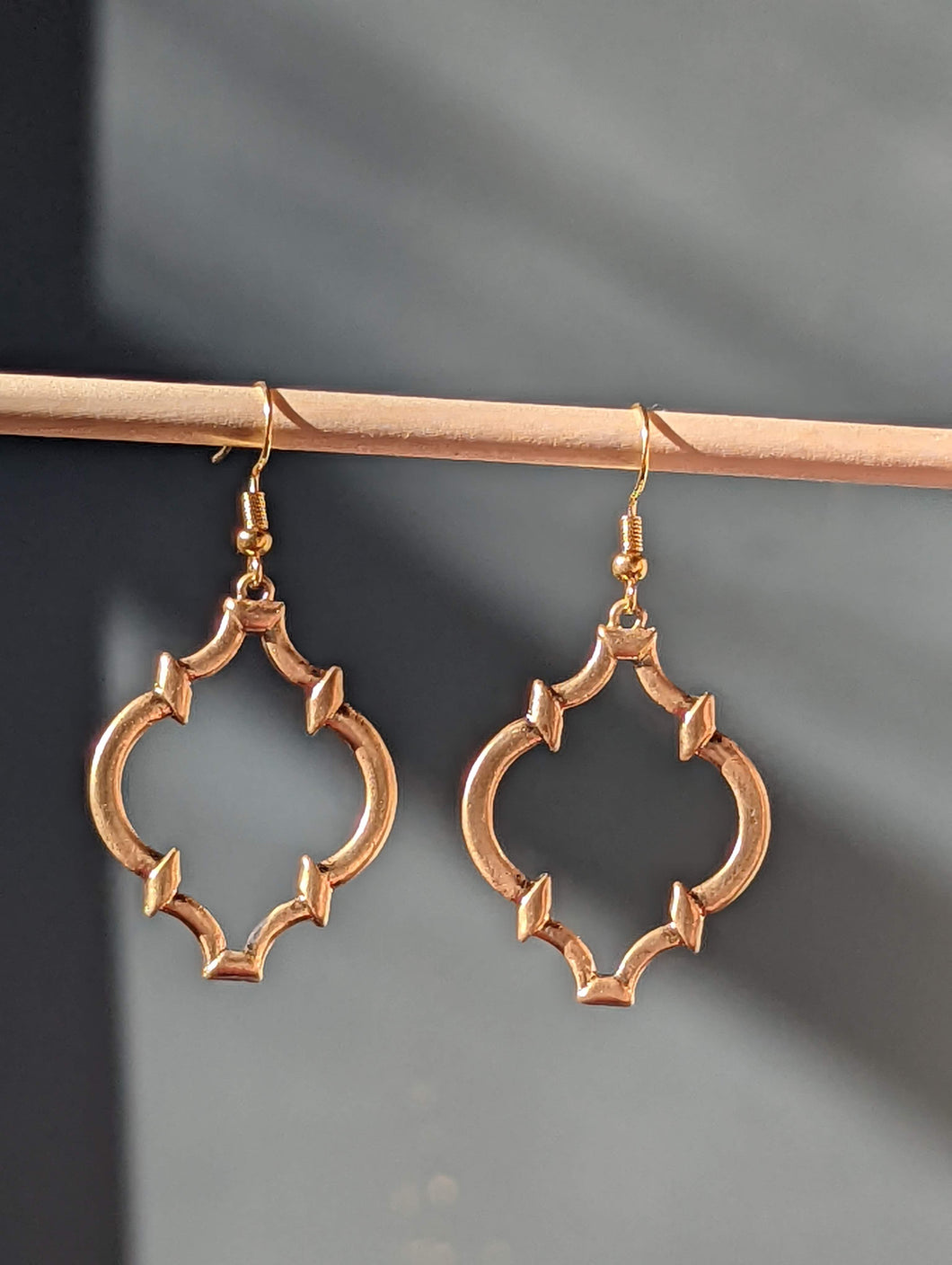 Gold Arabesque Earrings