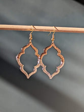 Load image into Gallery viewer, Silver &amp; Gold Arabesque Earrings
