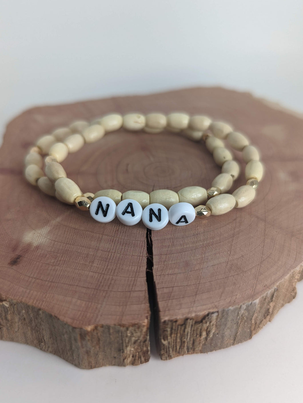 Nana Diffuser Wood Bracelet Set