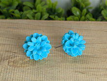 Load image into Gallery viewer, Cornflower Blue Stud Earrings
