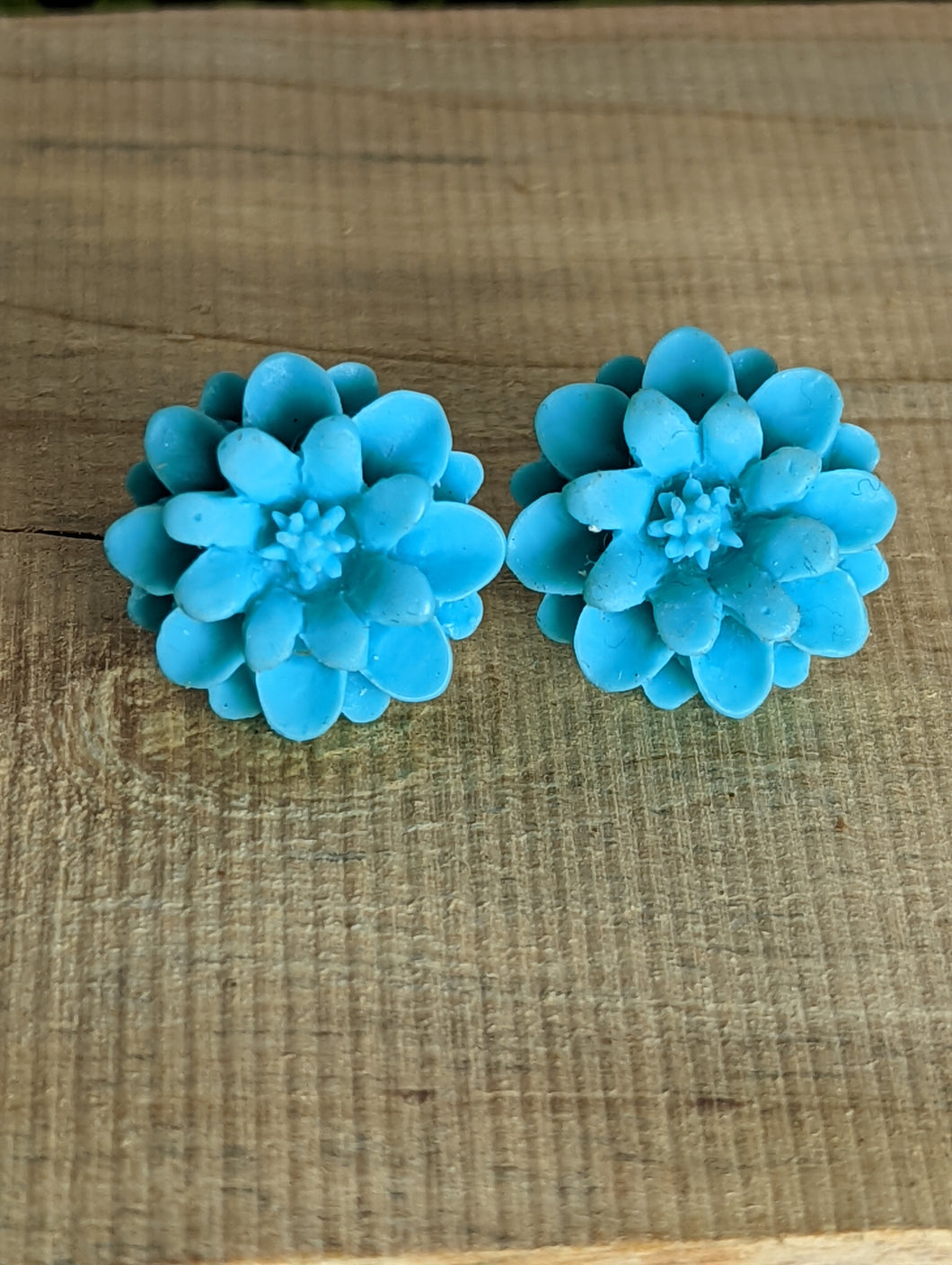 Cornflower Blue Stud Earrings