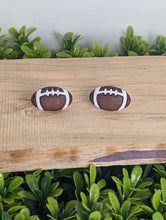 Load image into Gallery viewer, Football Stud Earrings- Large
