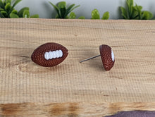 Load image into Gallery viewer, Football Stud Earrings
