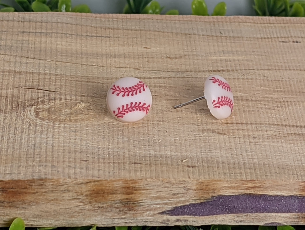 Baseball Stud Earrings- Sport Earrings