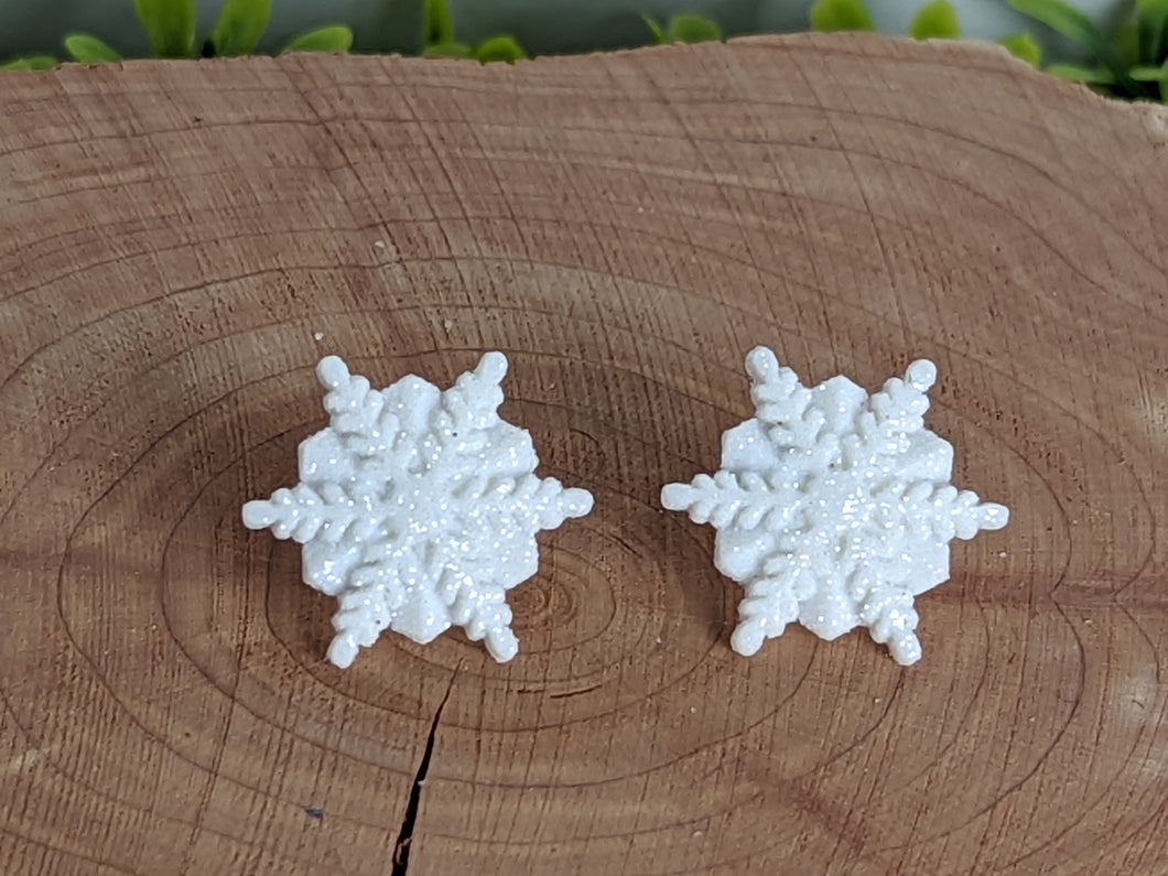 Snowflake Stud Earrings (2)