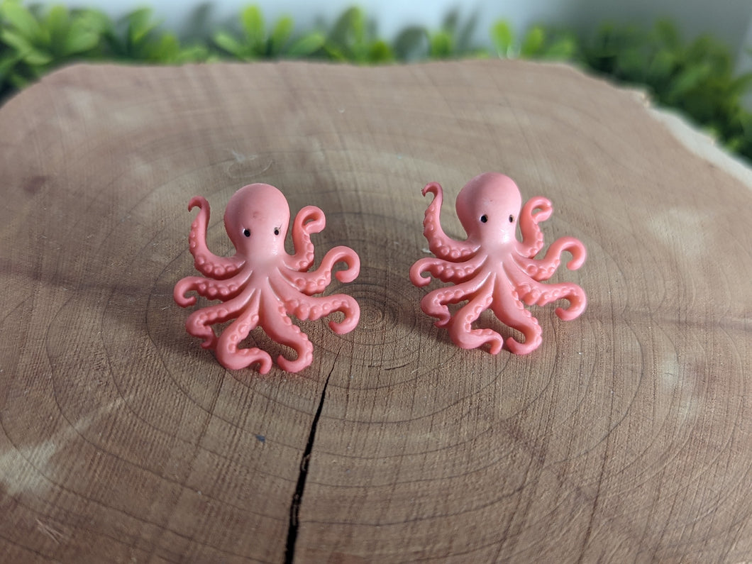 Octopus Stud Earrings